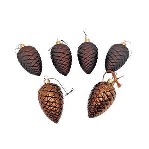 Brown‎ Pinecone Ornaments Christmas Tree Home Decoration